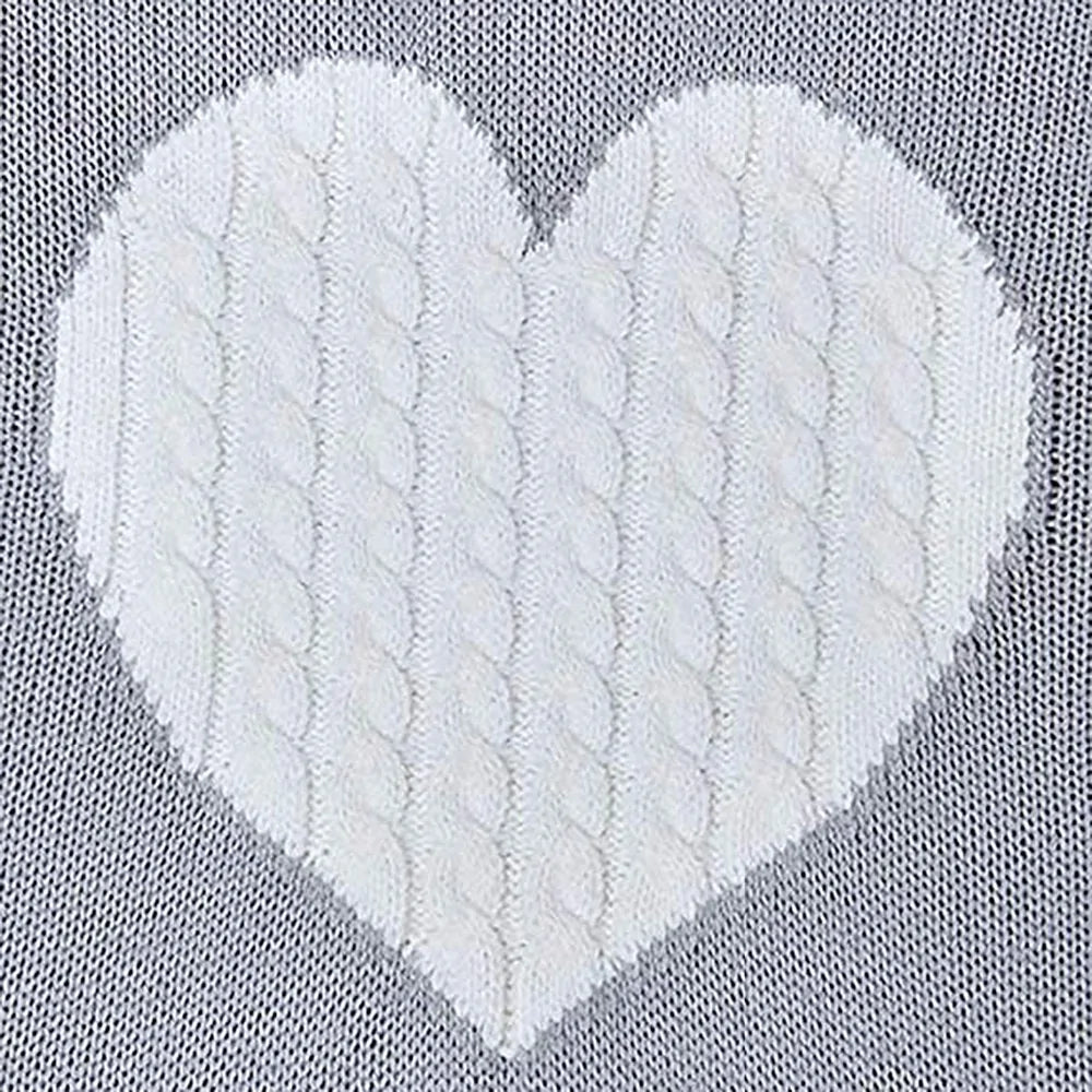 Heart Stitched Chill Girl Sweater