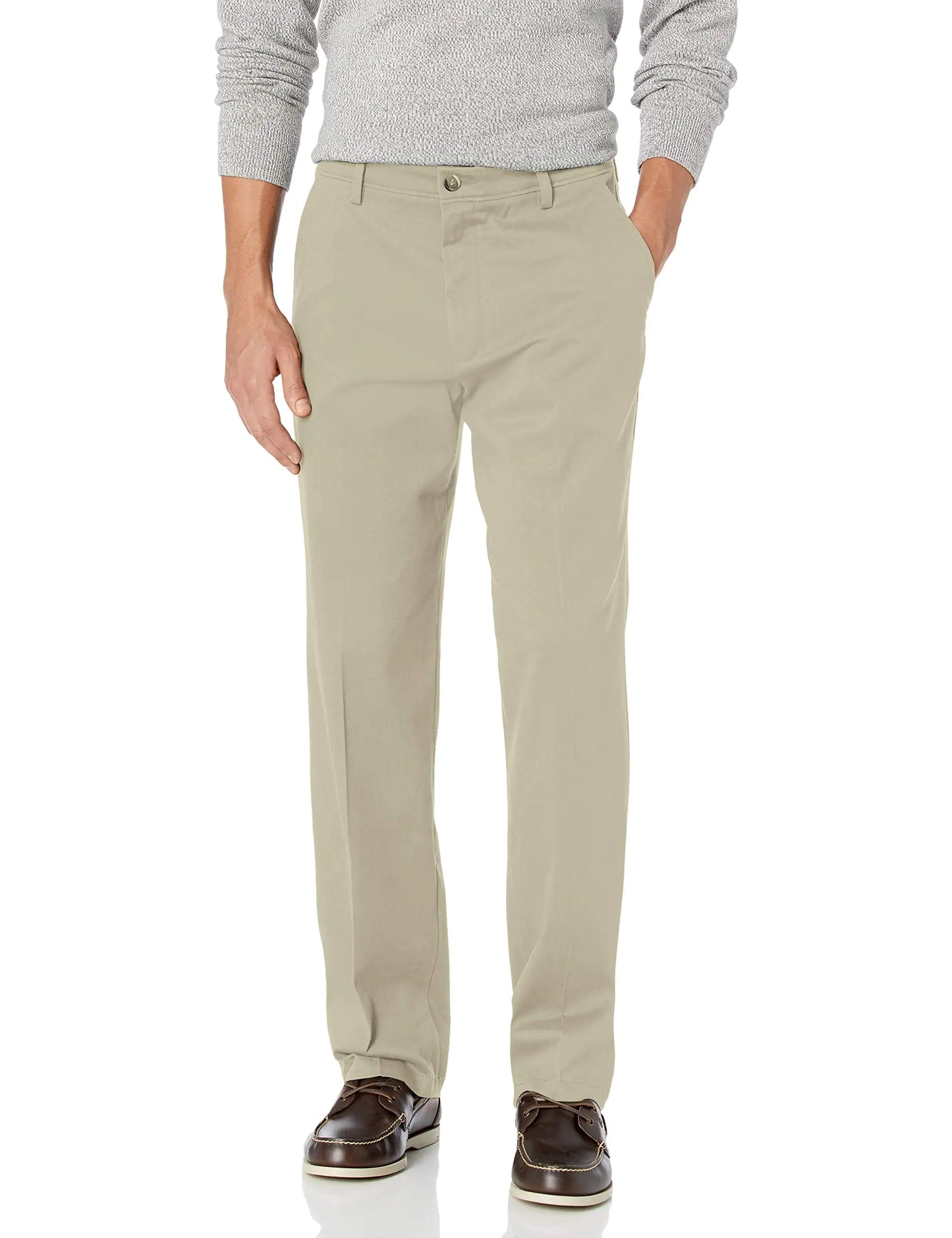 Dockers Men's Classic Fit Easy Khaki Pants (Regular and Big & Tall) Standard 38W x 34L Cloud