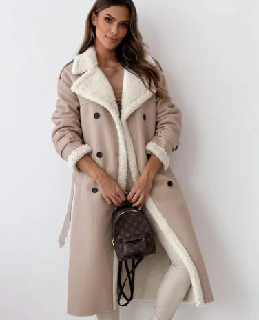 Plush Style Trench Coat