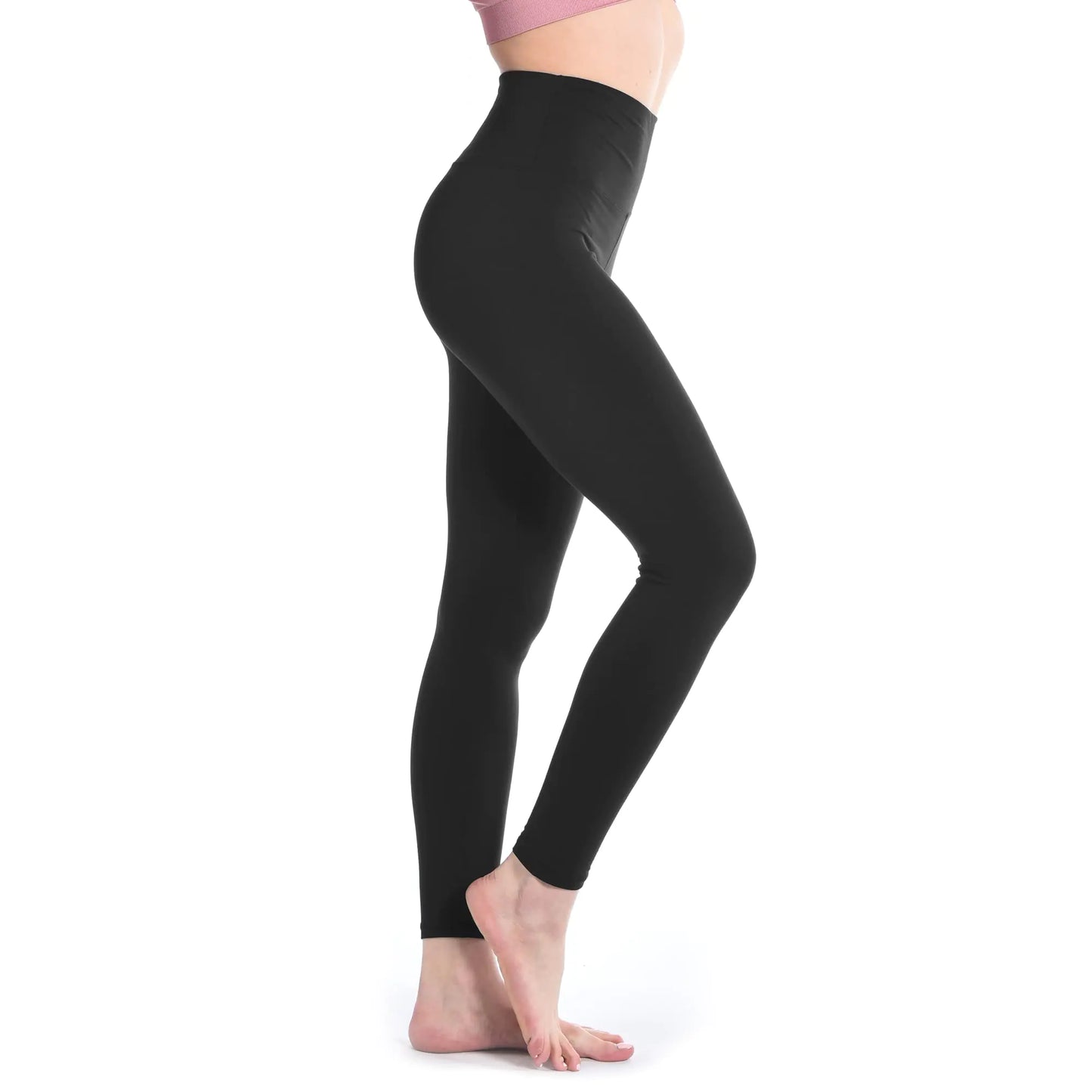 Leggings Buttery Soft Tummy Control Workout Gym Yoga Pants Large-X-Large Black Camo