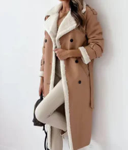 Plush Style Trench Coat